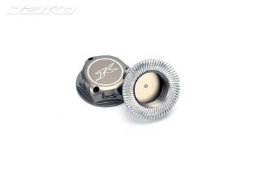 JETKO 17mm Aluminum closed Wheel Nut 17mm (4) Hard anodizing